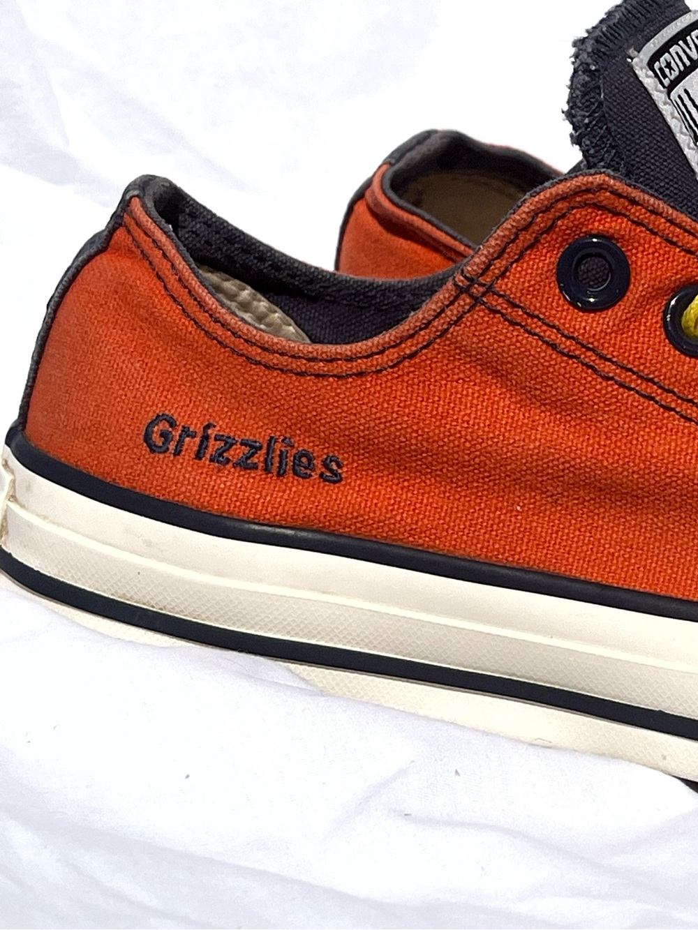 Custom Converse All Star Memphis Grizzlies Low Top Sneakers Rare 6M 8W - Picture 2 of 11